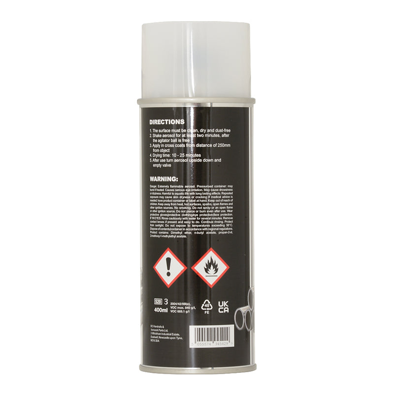 Deluxe Spray Paint 400ml Jet Black Gloss RAL9005