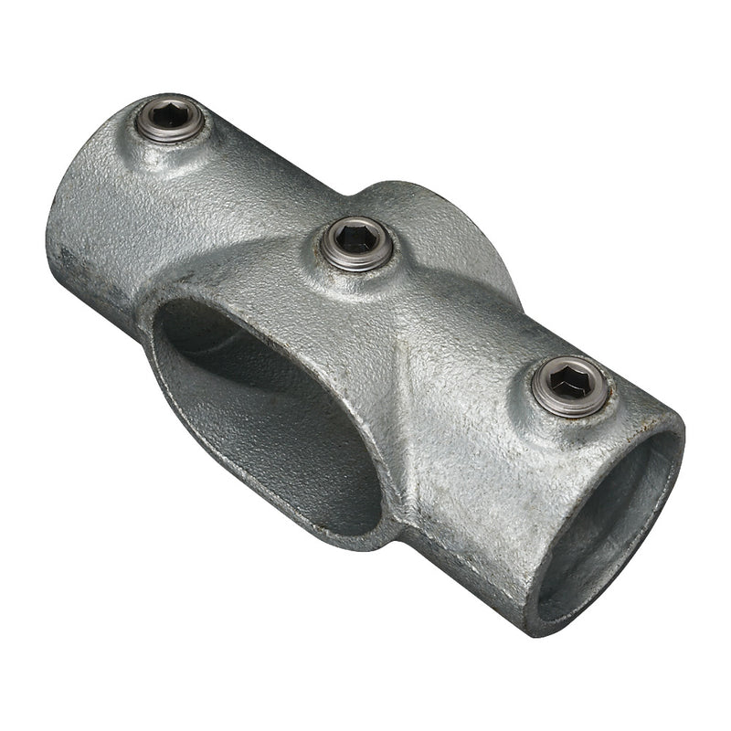 156B 4 Way Slope Cross Piece 0-11° Key Clamp To Suit 33.7mm Tube