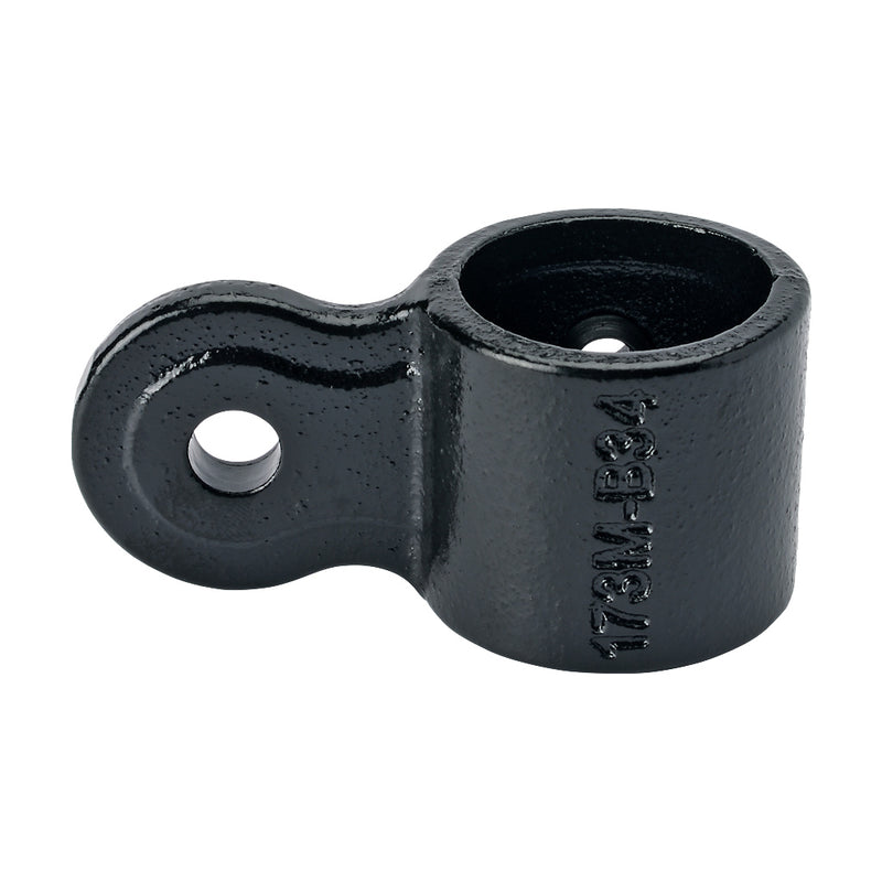 E173MB Single Swivel Connector Male Key Clamp To Suit 33.7mm Tube With Black Electrophoretic Finish