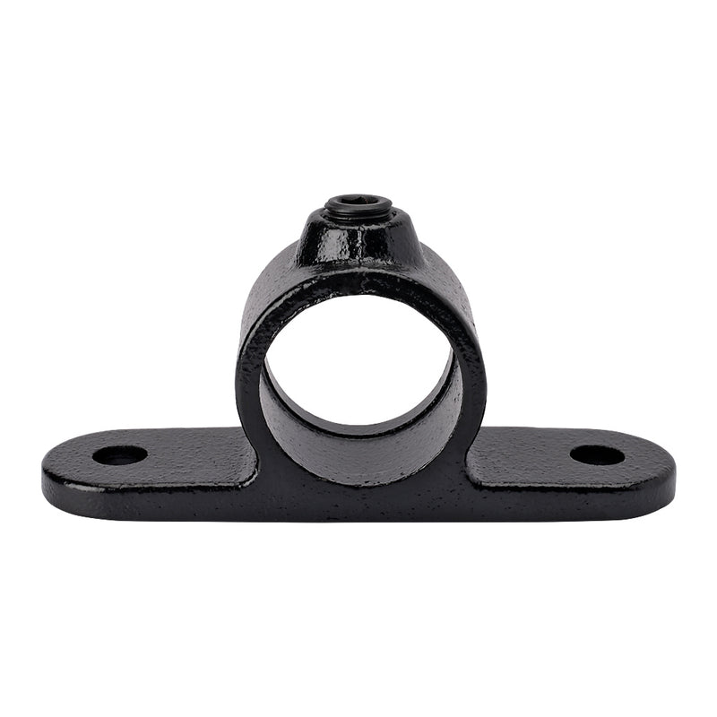 E198B Double Lugged Bracket Key Clamp To Suit 33.7mm Tube With Black Electrophoretic Finish