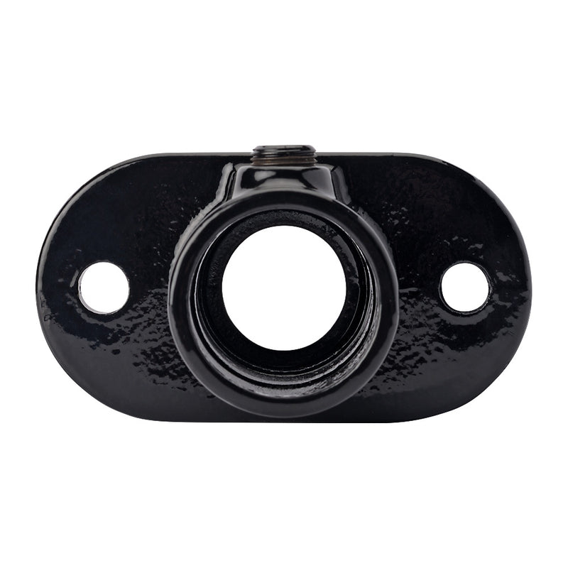 K132C Oval Base Key Clamp To Suit 42.4mm Tube Black