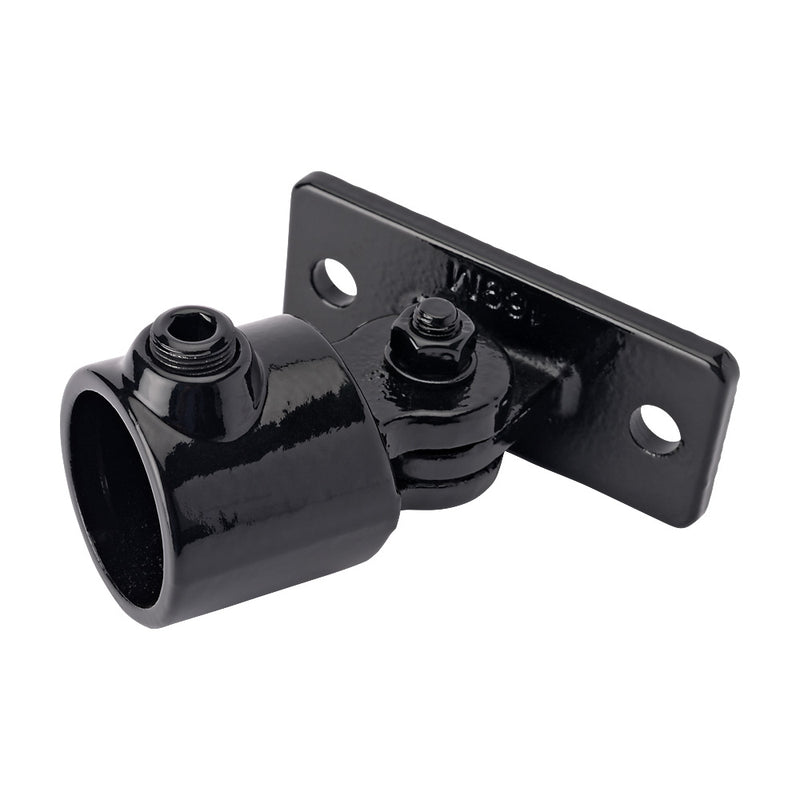 K169C Swivel Angle Wall Flange Key Clamp To Suit 42.4mm Tube Black