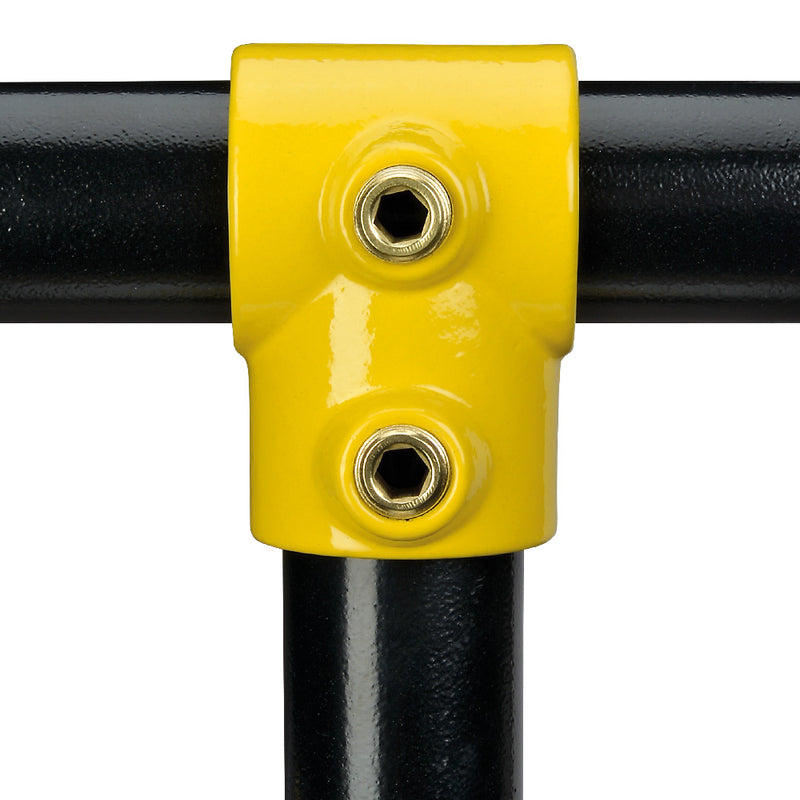 Y101D Short Tee Key Clamp To Suit 48.3mm Tube Yellow