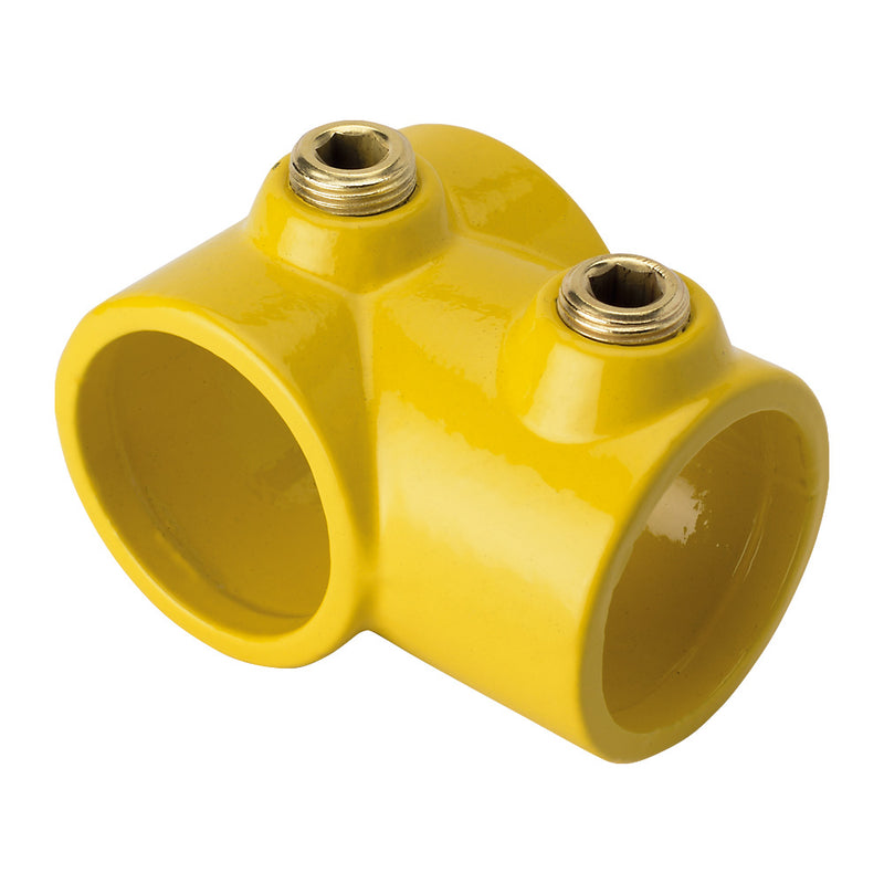 Y101D Short Tee Key Clamp To Suit 48.3mm Tube Yellow