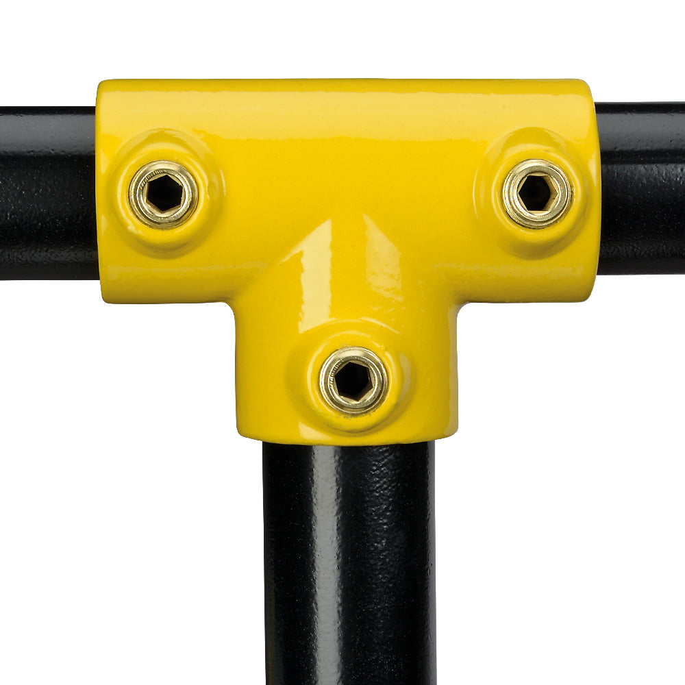 Y104D Long Tee Key Clamp To Suit 48.3mm Tube Yellow