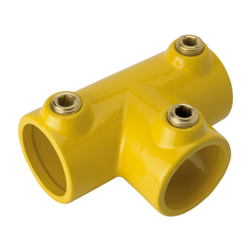 Y104B Long Tee Key Clamp To Suit 33.7mm Tube Yellow