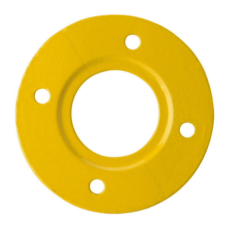 Y131D Wall Flange Key Clamp To Suit 48.3mm Tube Yellow