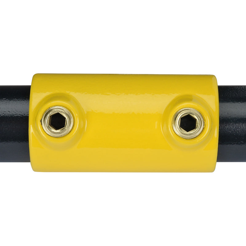 Y149D Straight Joint Key Clamp To Suit 48.3mm Tube Yellow