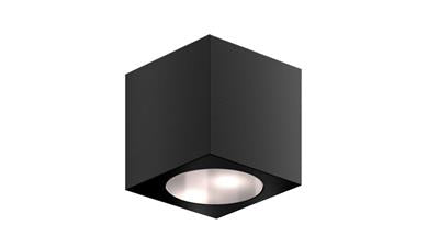 Locinox CUBE55-DC Architectural Conical Wall Lighting 12-24V DC Black