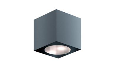 Locinox CUBE75-DC Architectural Conical Wall Lighting 12-24V DC Anthracite Grey