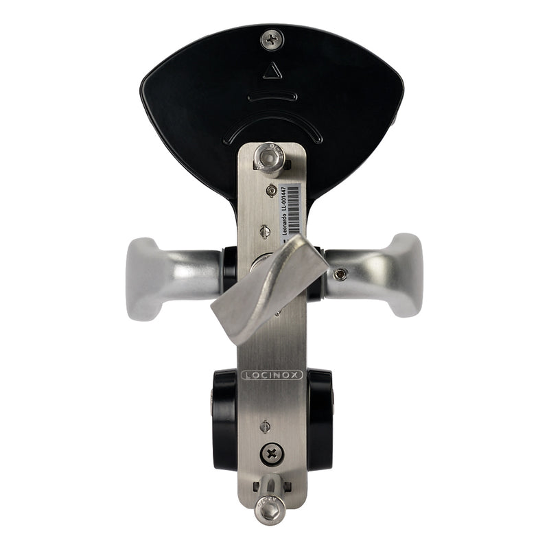 Locinox Leonardo Mechanical Sliding Gate Lock To Suit 50mm Box Section Black