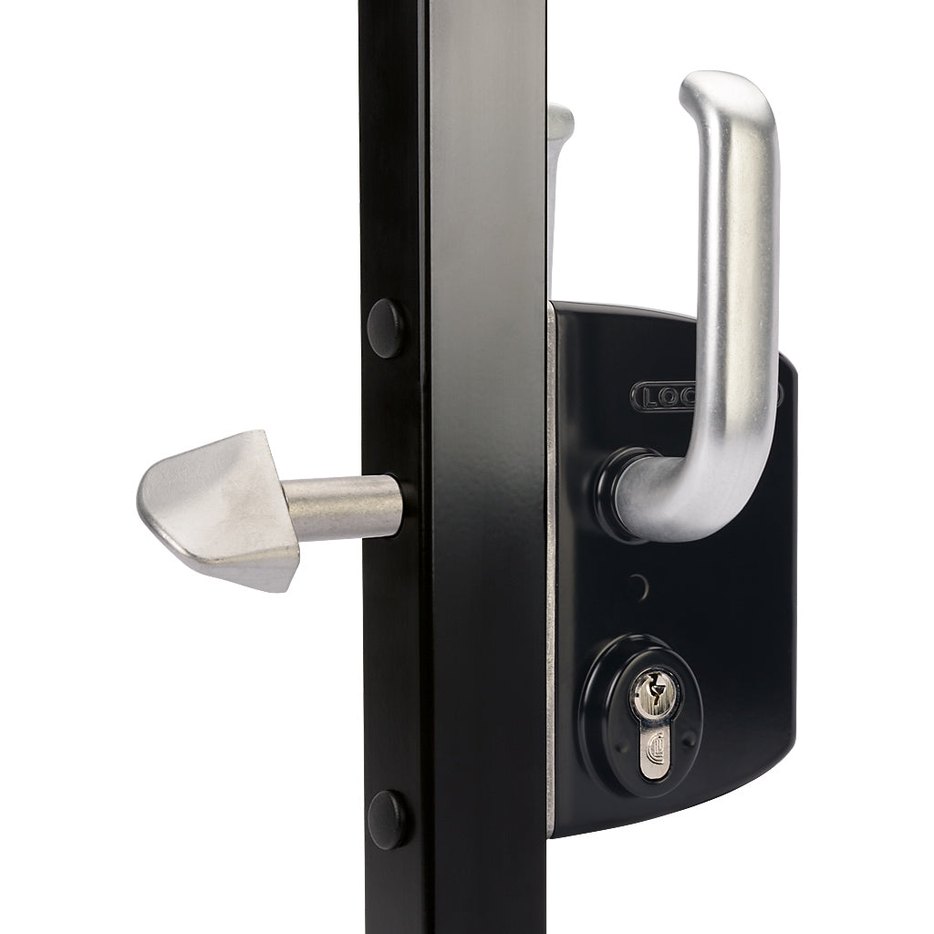 Locinox LSKZ U2 Sliding Gate Lock To Suit 60mm Box Section Black