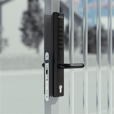 Locinox VERA Battery Powered Code Lock For 40mm Profile Single Sided Black