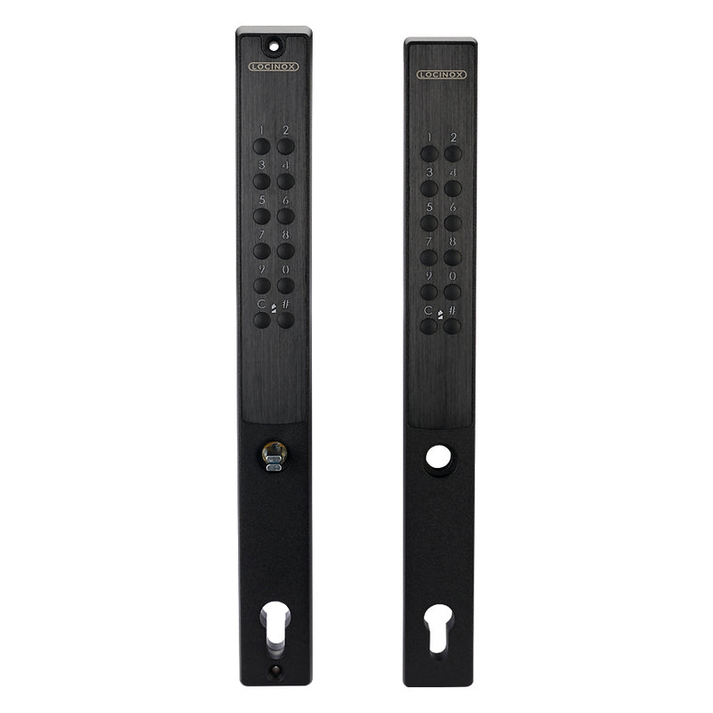 Locinox VERA Battery Powered Code Lock For 40mm Profile Double Sided Black