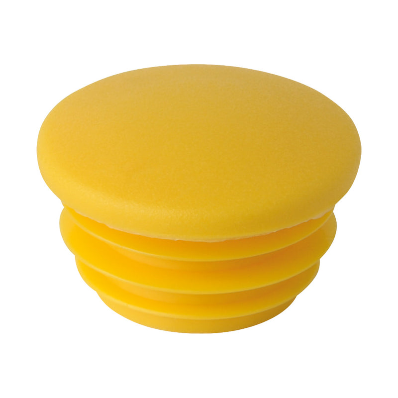 Plastic Cap To Suit 33.7mm Outside Diameter Tube Yellow