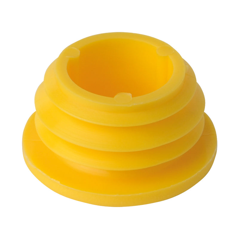 Plastic Cap To Suit 33.7mm Outside Diameter Tube Yellow