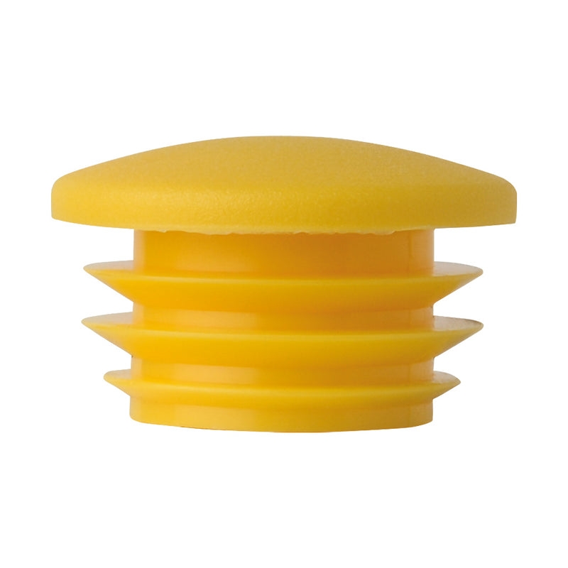 Plastic Cap To Suit 33.7mm Outside Diameter Tube Yellow