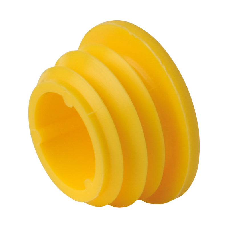 Plastic Cap To Suit 33.7mm Outside Diameter Tube Yellow