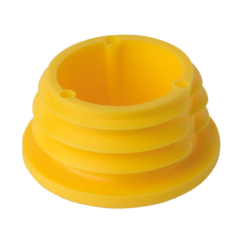 Plastic Cap To Suit 42.4mm Outside Diameter Tube Yellow