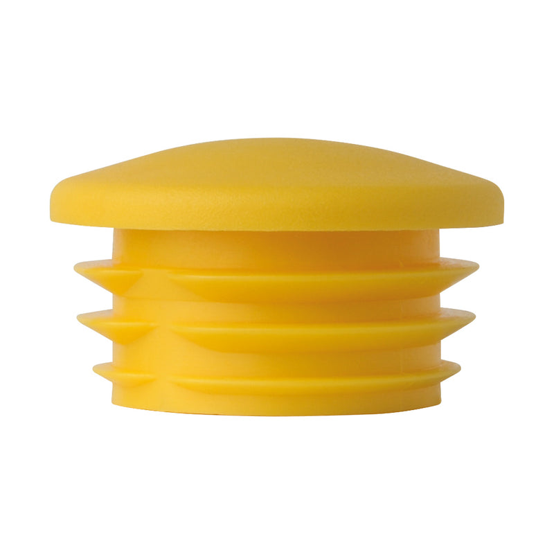 Plastic Cap To Suit 42.4mm Outside Diameter Tube Yellow