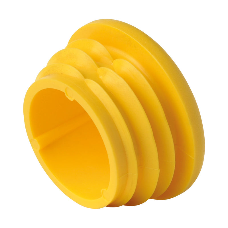 Plastic Cap To Suit 48.3mm Outside Diameter Tube Yellow