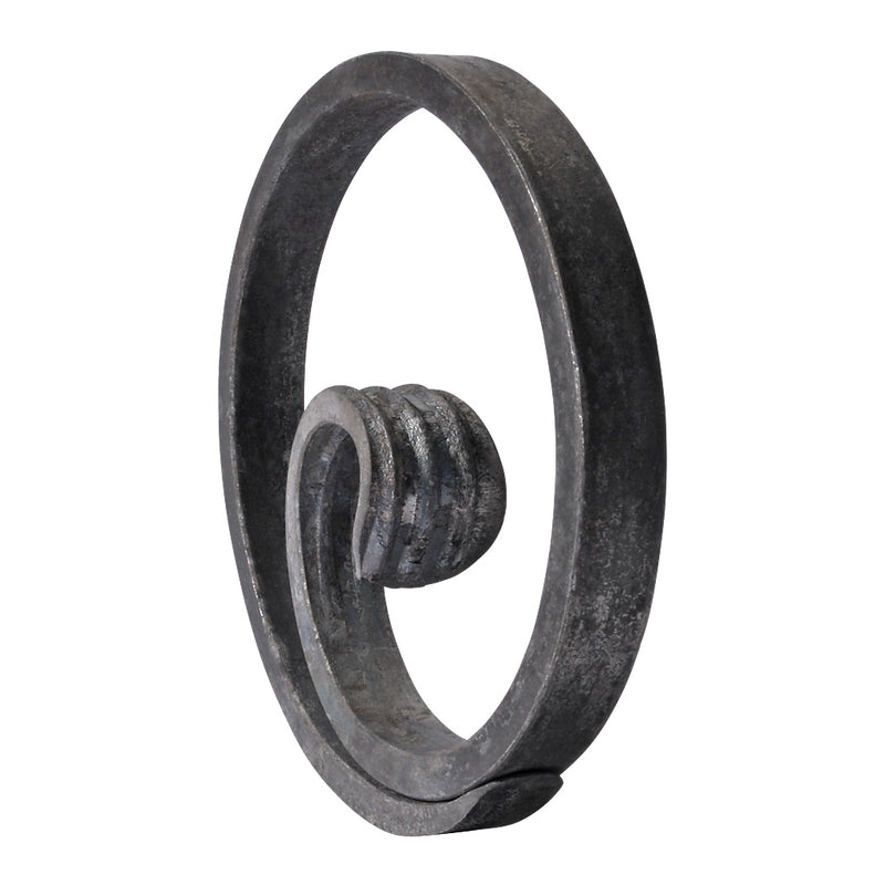 RN8AX100 100mm Diameter Ring 12 x 6mm Fishtail Forged