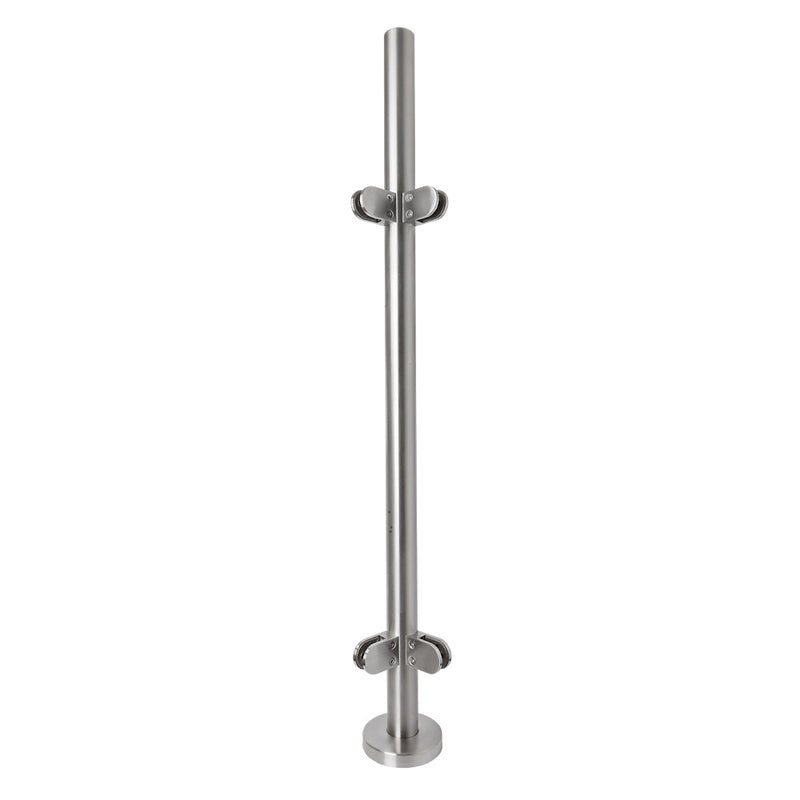 Clearance 304 Stainless Steel Balustrade Corner Post 48.3mm End Capped