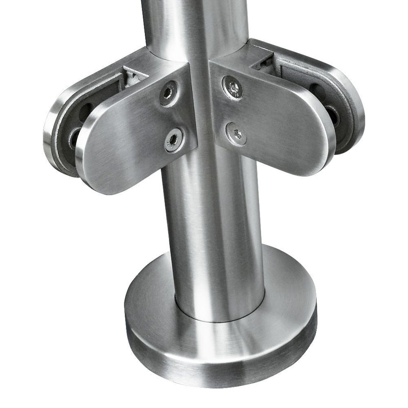 Clearance 304 Stainless Steel Balustrade Corner Post 48.3mm End Capped