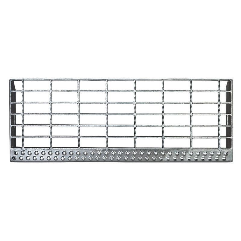 ST5 Galvanised Stair Tread 1000 x 288mm Perforated Nosing