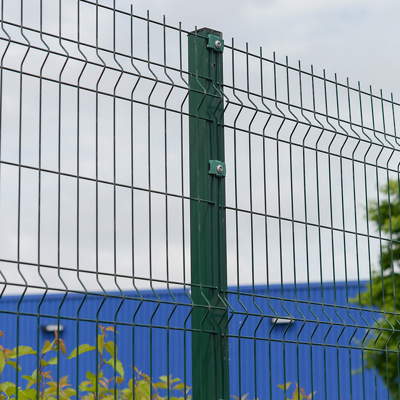 DC V Mesh Fencing 1730mm High 3m Bay Green