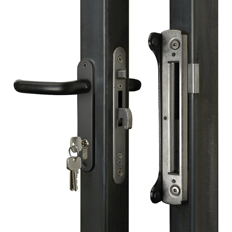 Locinox Fortylock Kit Black To Suit 60mm Box Section With 2 x 2m Profiled Box Section