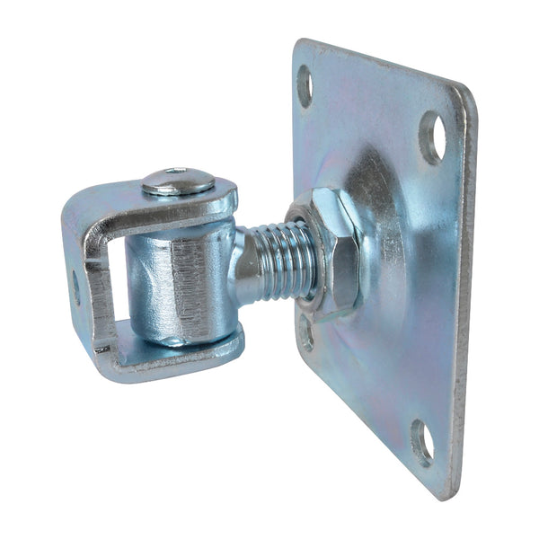 HI/28 M20 Adjustable Gate Hinge On Back Plate 100 x 100mm