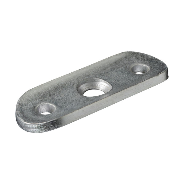 HS148 Handrail Support Plate For To Suit 48.3mm Mild Steel Zinc Finish