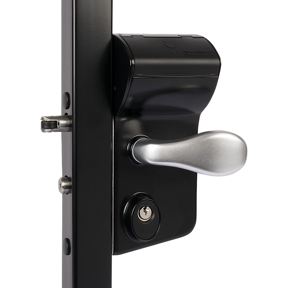 Locinox LMKQ Vinci 2 Sided Mechanical Code Lock Black To Suit 30 - 50mm Box Section