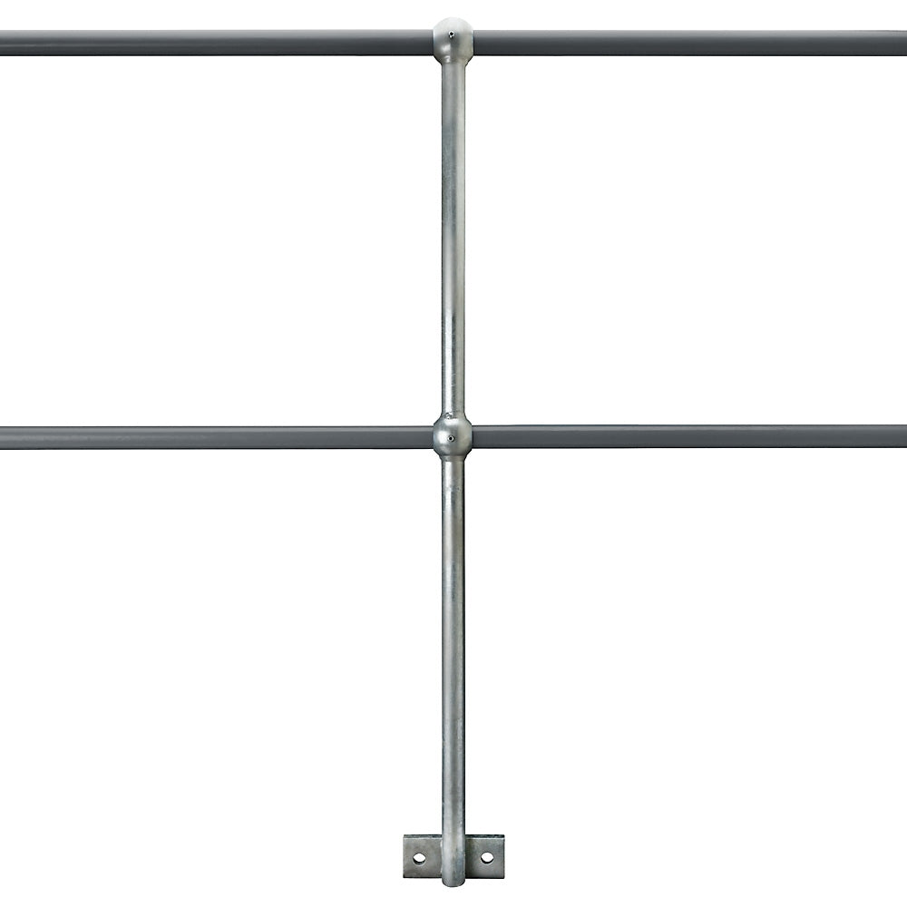 Side Palm Handrail Standard Galvanised To Suit 34mm Tube 500mm centres