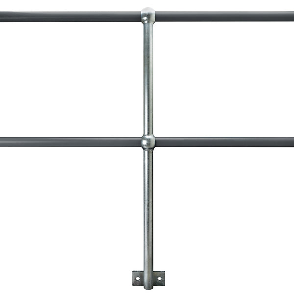 Side Palm Handrail Standard Galvanised To Suit 42.4mm Tube 500mm Centres